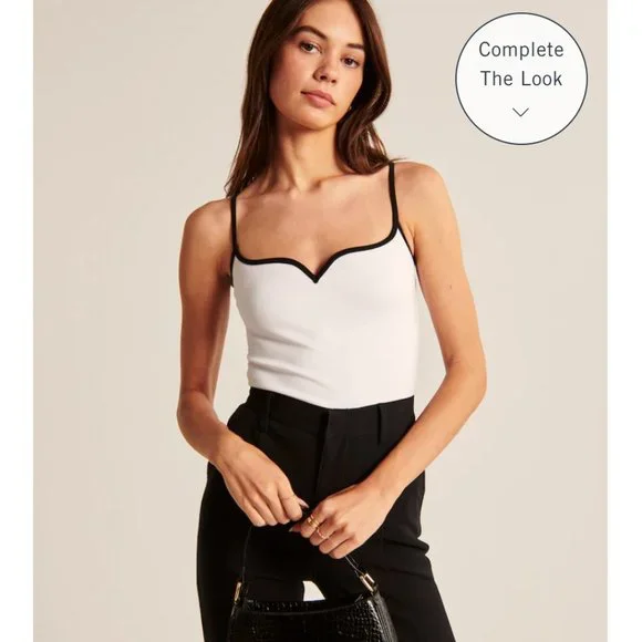 Abercrombie & Fitch | Tops | Nwt Af Ponte Sweetheart Top
